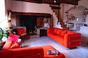 lounge with original fireplace
